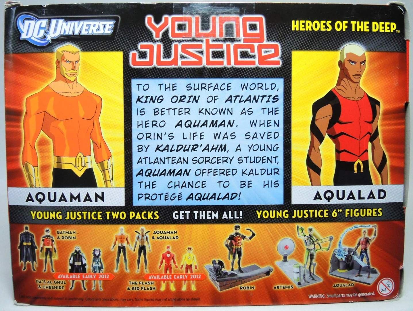 UNO DC Universe Young Justice Aquaman And Aqualad Figure 2-Pack
