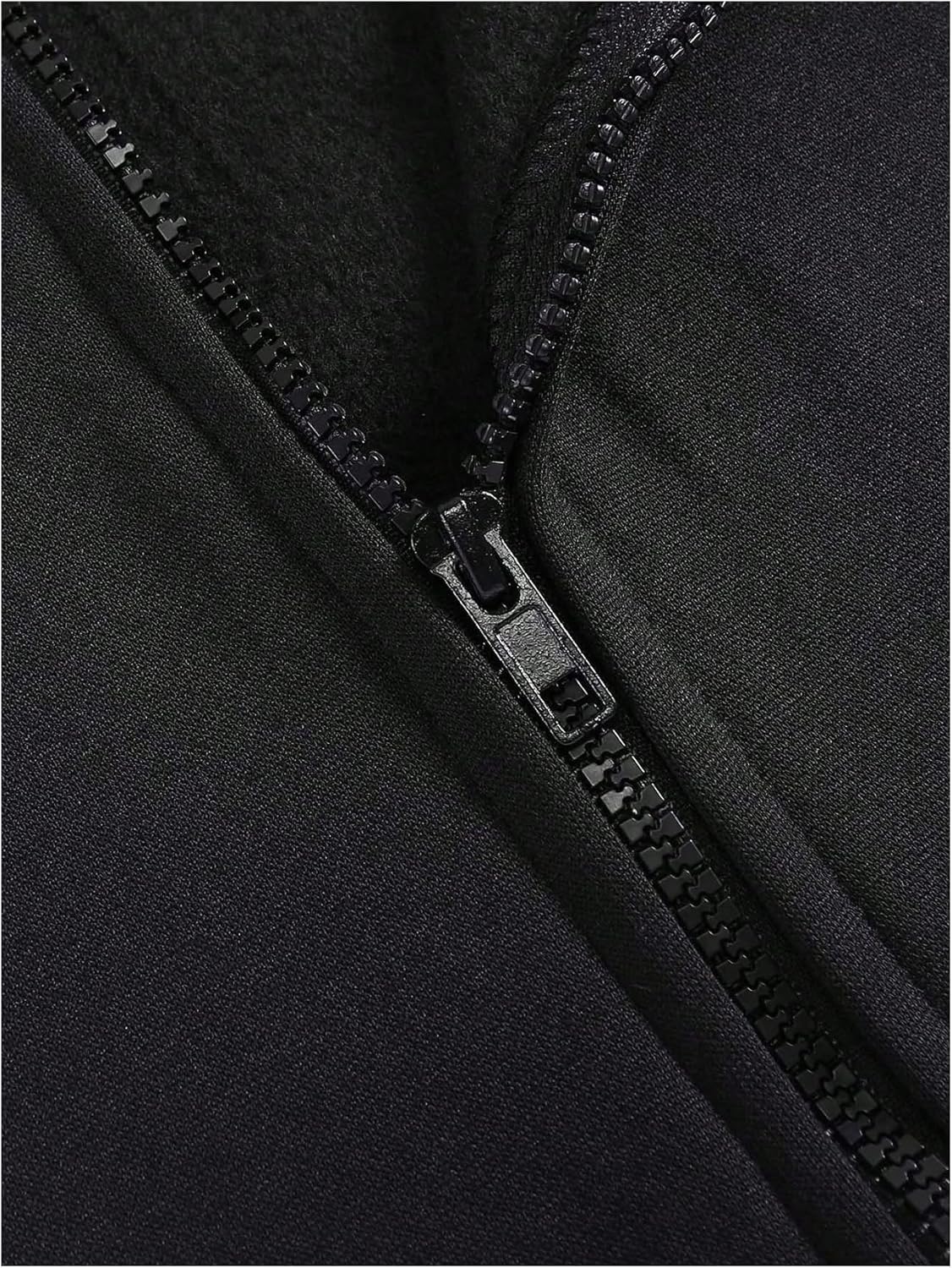 SHENHE Men's Zip Up Hoodie Wings Cross Print Graphic Goth Hoodie Sweatshirt with Pockets - Image 4