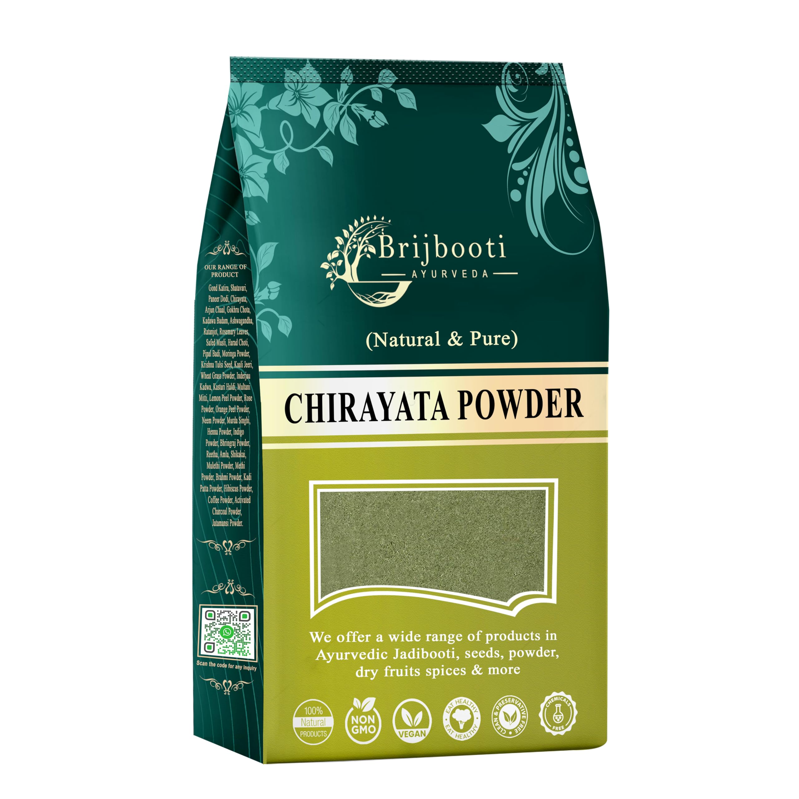 See full amazon price history chart for BIRJU MAHAVIR Chirayata Powder - chirata - Bitterstick Powder, Natural, 400 gram (BMKB-101) BIRJU MAHAVIR Chirayata Powder - chirata - Bitterstick Powder, Natural, 400 gram (BMKB-101) (B079RL6LY2) Amazon Price History, Amazon Price Tracker