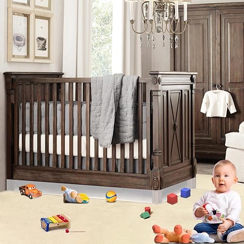 Miniatura 7 de Sopicoz Bloqueador transparente para debajo del sofá de 32.8 pies para mascotas, 3 pulgadas de alto invisible debajo del sofá, bloqueador de