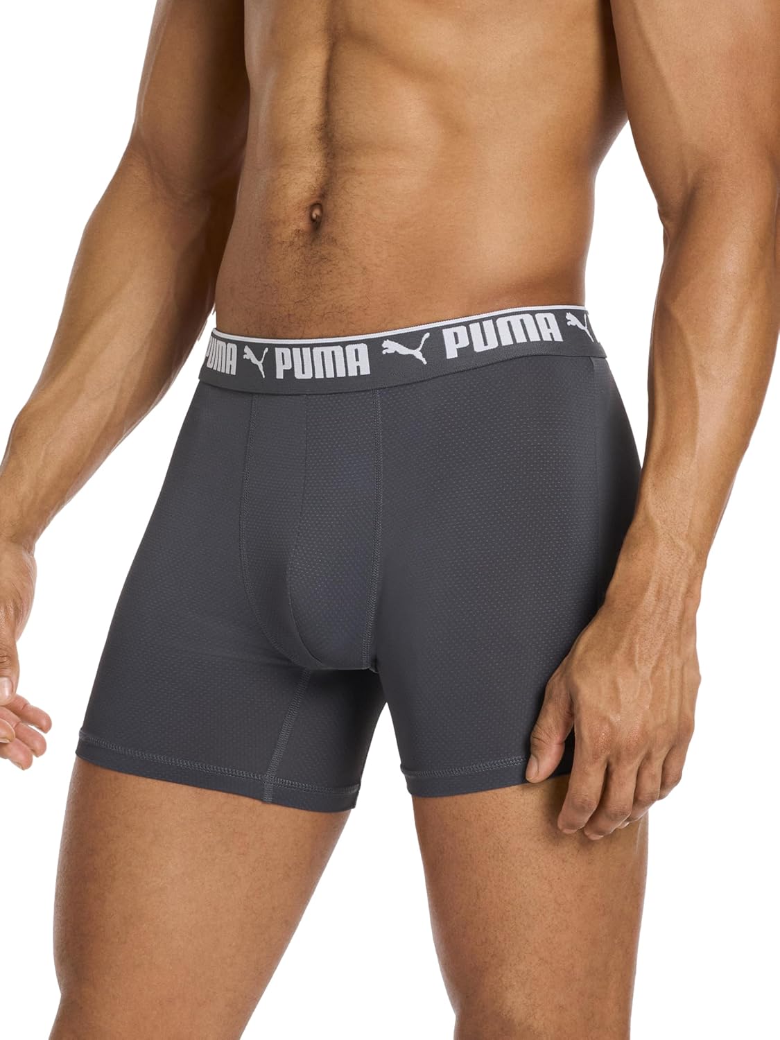 PUMA Men's 360 Sport Mesh 5 Pack Boxer Briefs - Image 3