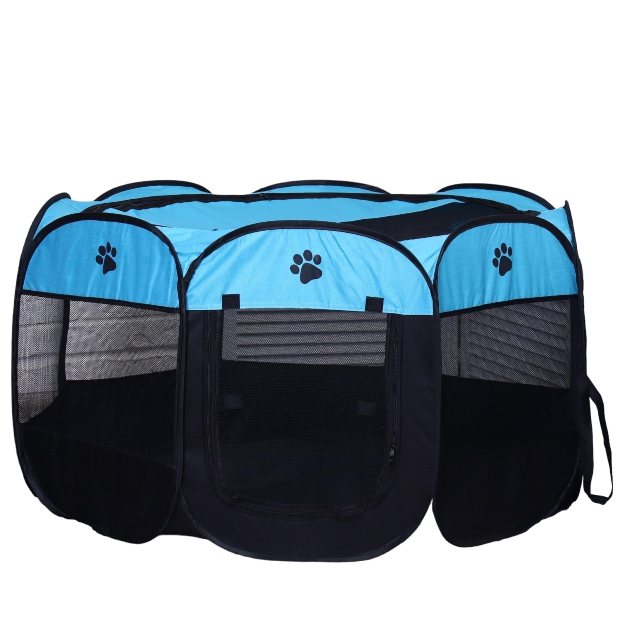 Foodie Puppies® Foldable Pet Playpen Enclosure with Mesh Window - (Kennel Tent) Detachable Zipper Mesh Shade Cover Outdoor, Indoor Travel Pen House for Dog, Cats and Other Small Pets (B0CT2VFHG7) Amazon Price History, Amazon Price Tracker