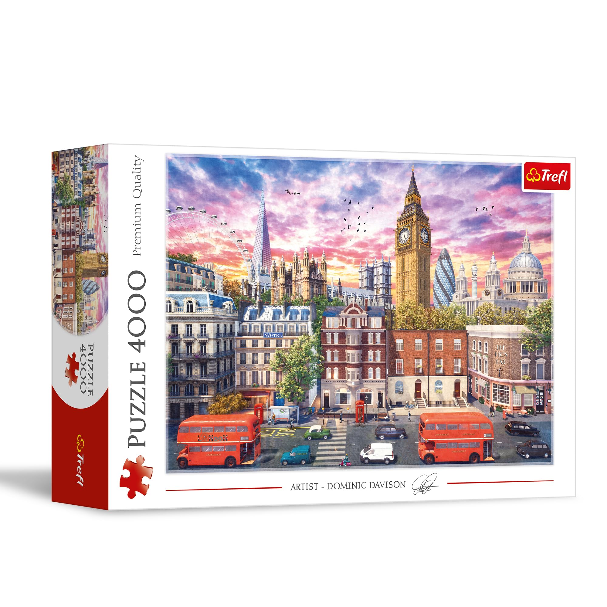 Amazon.com: Trefl Walking Around London 4000 Piece Jigsaw Puzzle