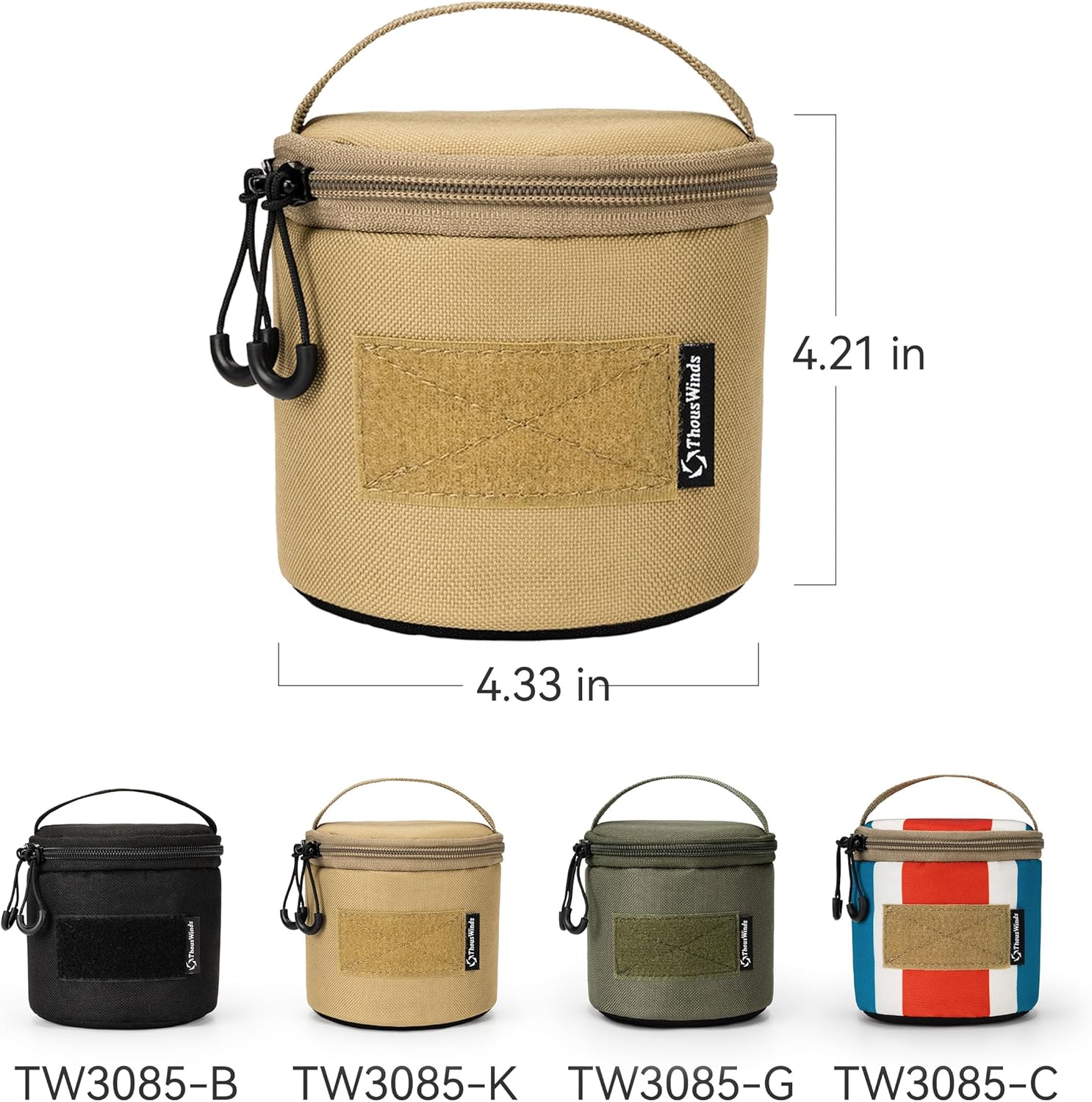 Thous Winds Titanium 350ml Mugs, with Mini Storage Bag Set
