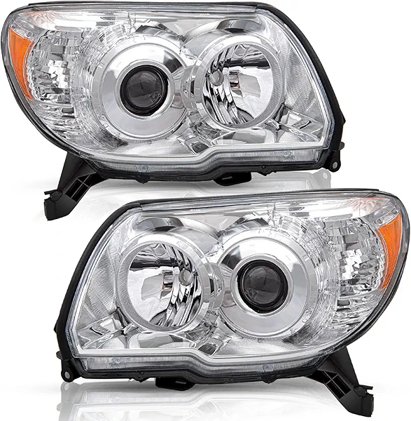 TUSDAR Headlight Fits For 2006 2007 2008 2009 Toyota 4Runner, Factory OE Style Headlamp Assembly Driver and Passenger Side