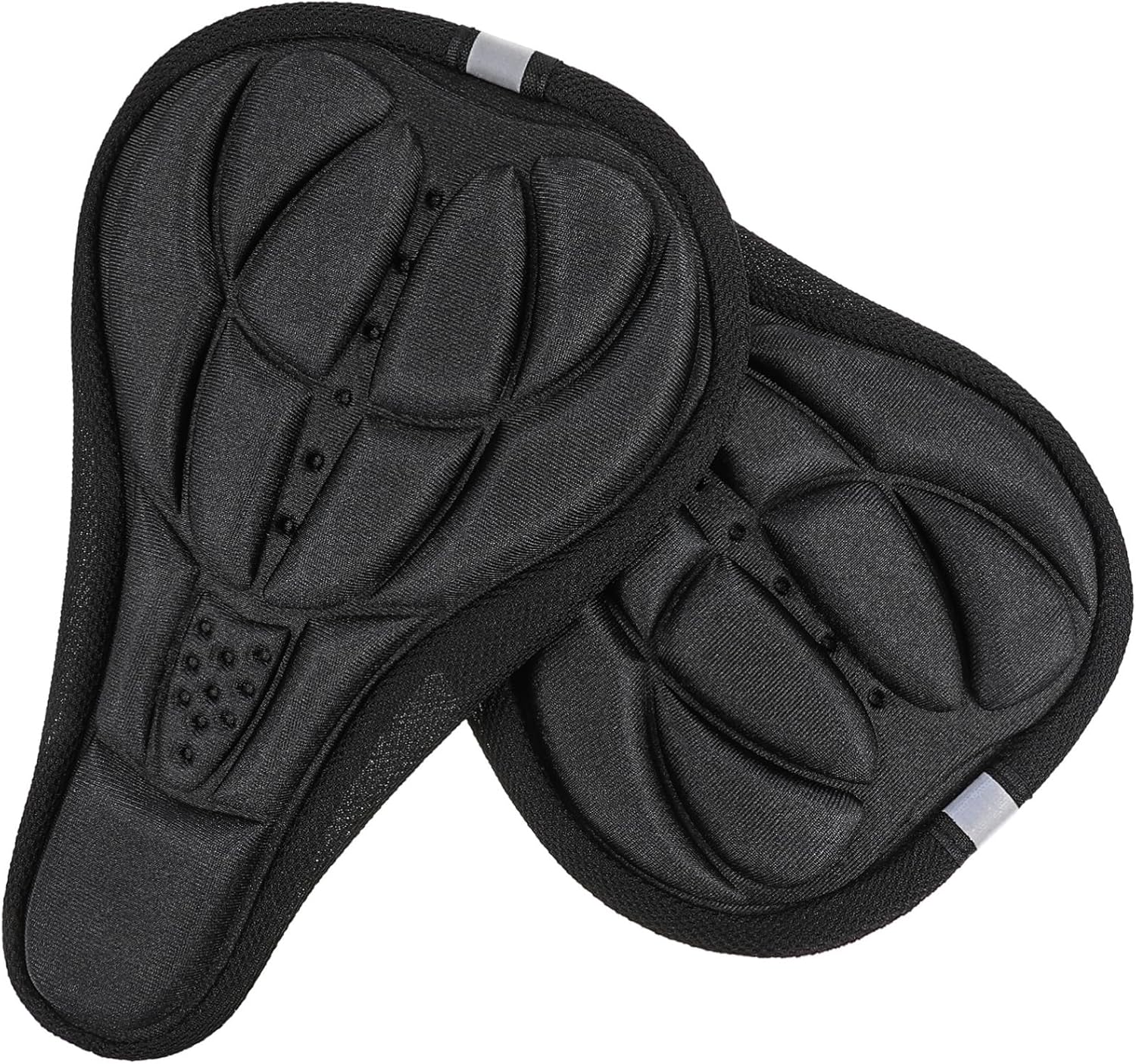 2pcs Bike Seat Cushion Cover for Men Women Comfortable Ventilated Sturdy Easy to Install for Mountain Road Exercise Bikes