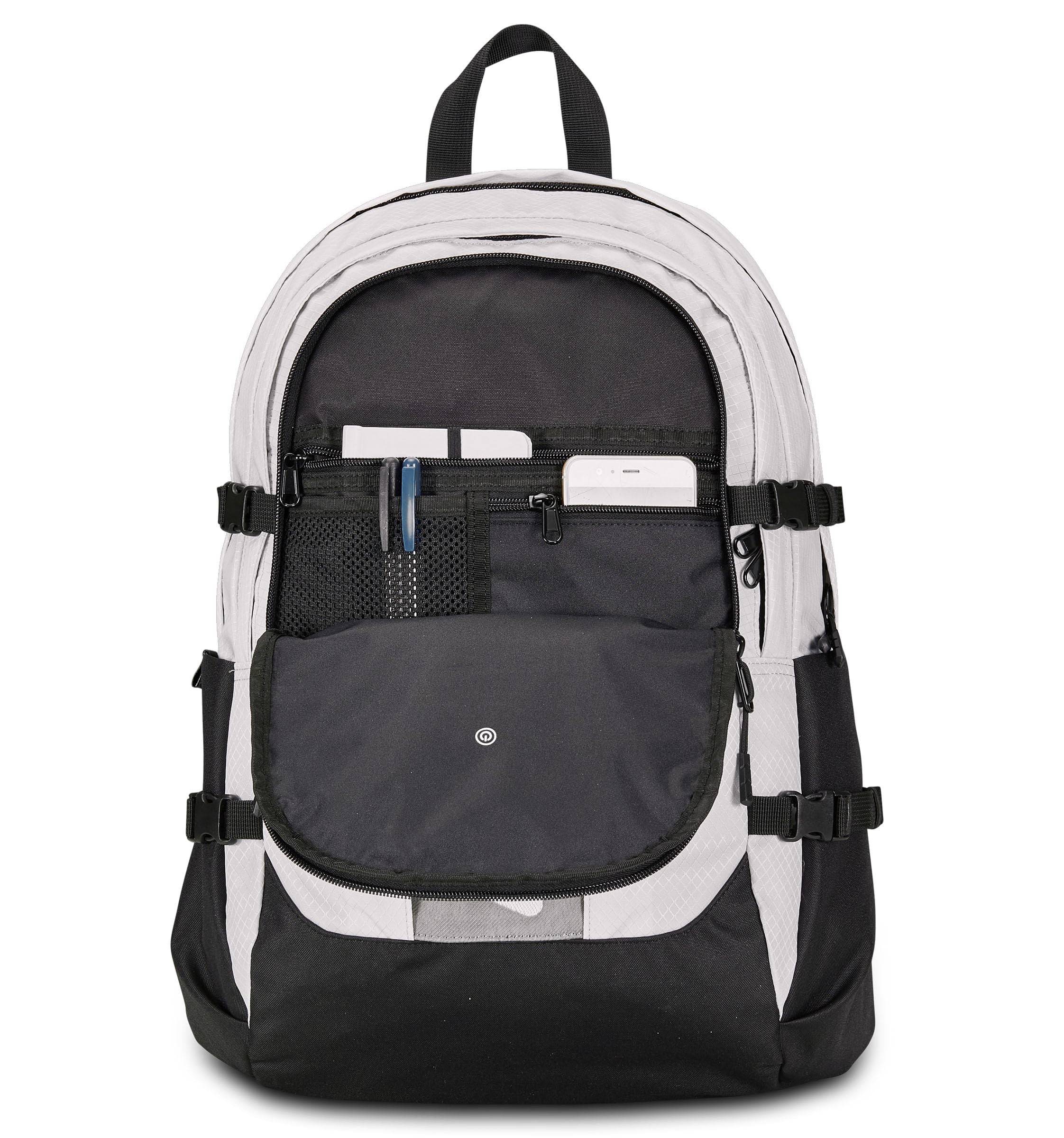 Invicta Act Plus Schulranzen, Tagesrucksack mit Laptopfach, Trinkflaschenfach, Organisationsfach, Brust- und Beckengurt, Kompressionsriemen, Schule, Sport, Freizeit - Mädchen Jungen