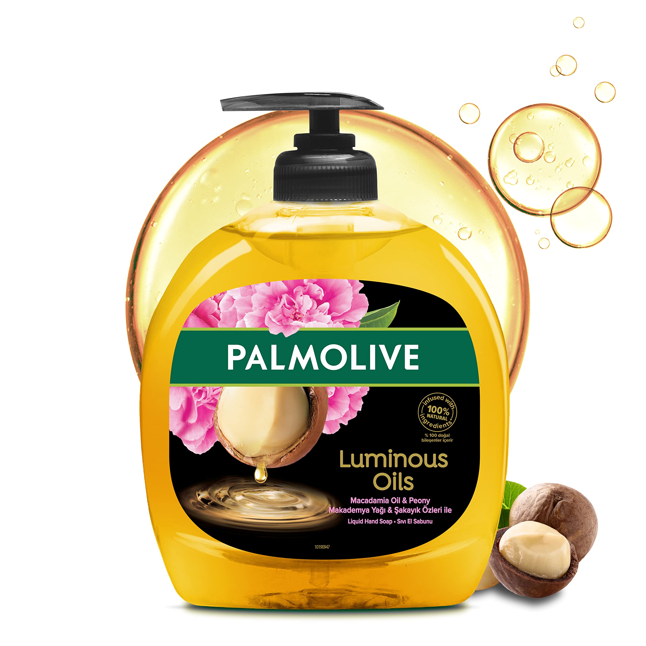 Palmolive Liquid Hand Soap Luminous Oils Macademia Wash Pump, 500 Ml
