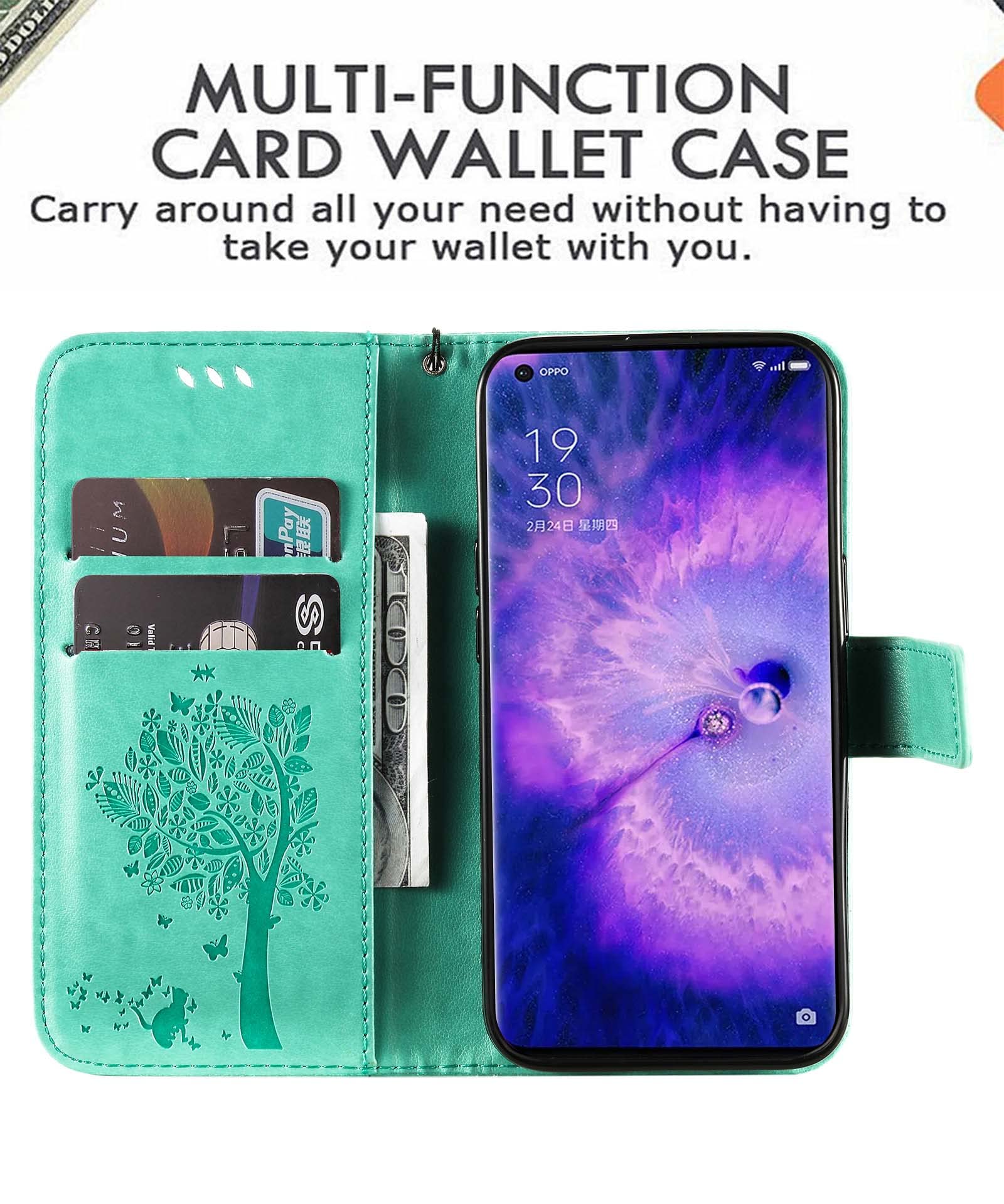 Cover per Xiaomi Redmi 12C / Redmi 11A, Flip Caso in PU Pelle Premium Portafoglio Case [Kickstand] [Slot per Schede] [Chiusura Magnetica] Telefono Custodia con Xiaomi Poco C55 Cover, Oro rosa