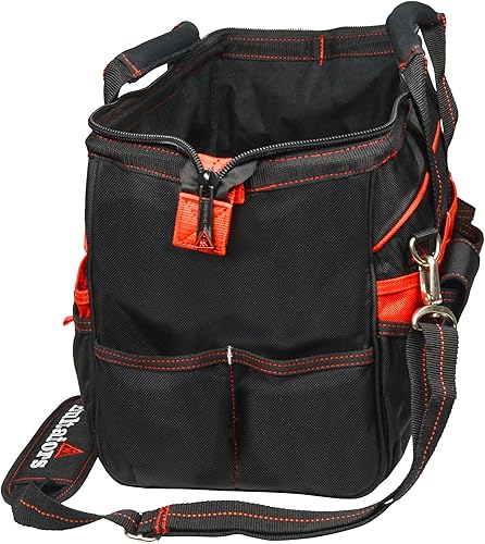 Miniatura 5 de Hultafors Work Gear HT5543 - Bolsa de herramientas para comerciantes, 33 bolsillos, portaherramientas de poliéster balístico resistente, correas de