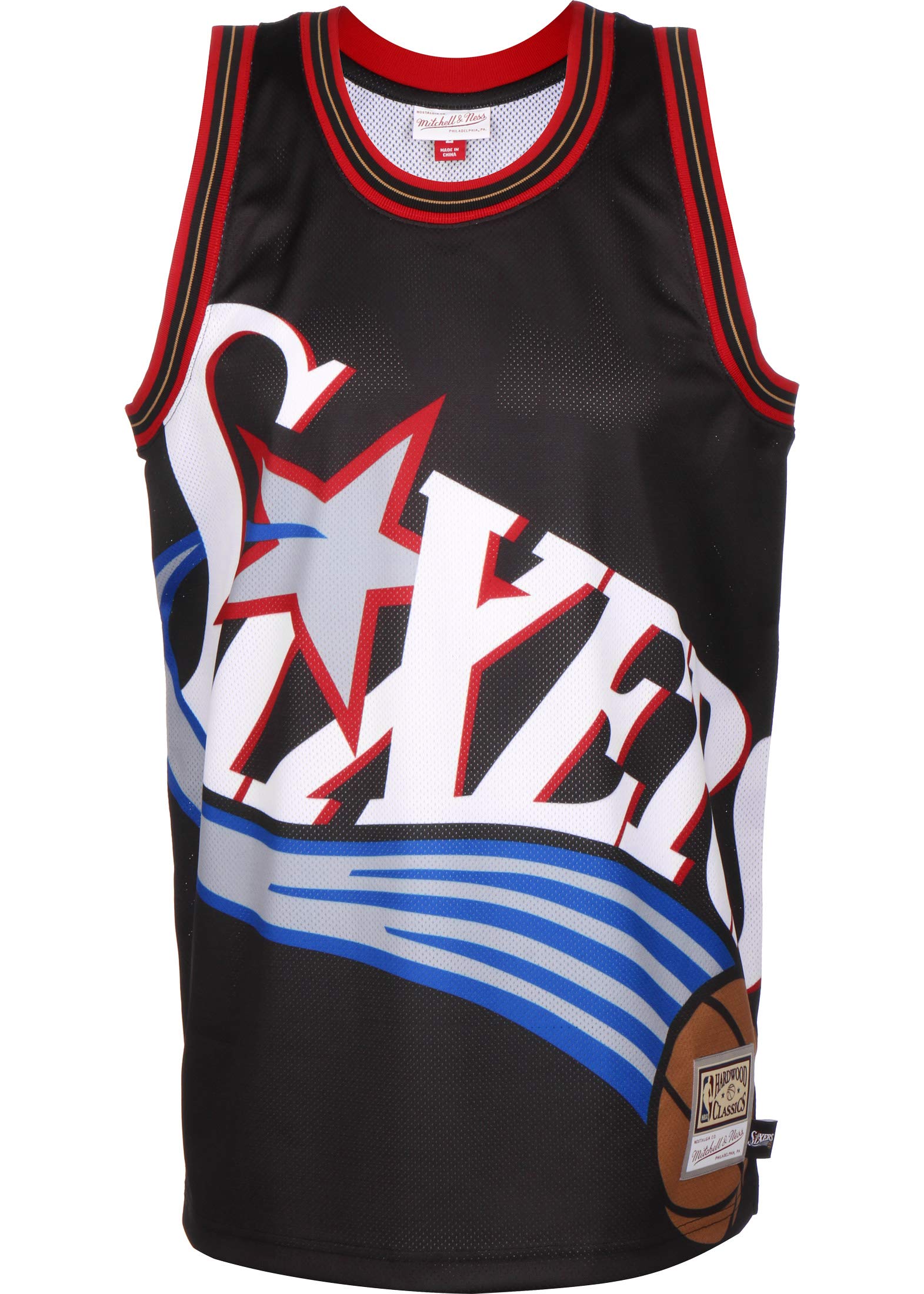Mitchell & Ness Big Face Sixers Camiseta sin Mangas