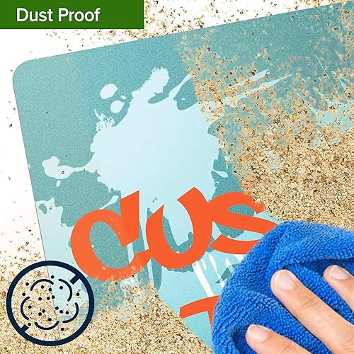 Miniatura 584 de My Sign Center - Letrero personalizado, 11 colores de fuente, 13 estilos de fuente, 4 opciones de agujero, 22 tamaños, 8 x 32 pulgadas, sin óxido,