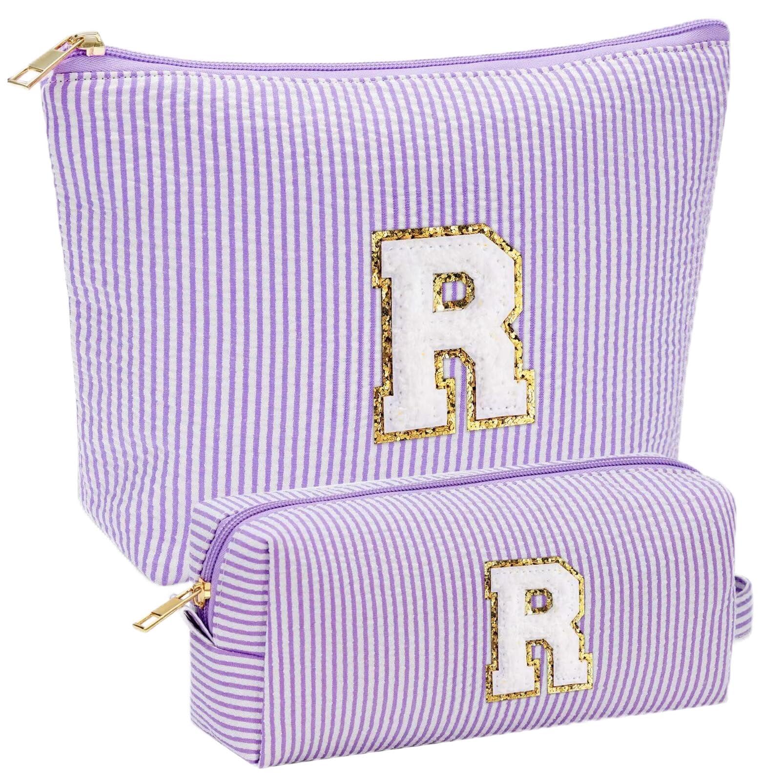 YOOLIFE Geschenk Mädchen Damen - Kosmetiktasche Damen Reise Make up Tasche Schminktasche Mädchen mit Buchstaben, Geburtstagsgeschenk für Frauen Teenager Mädchen Freundin Schwester Mama