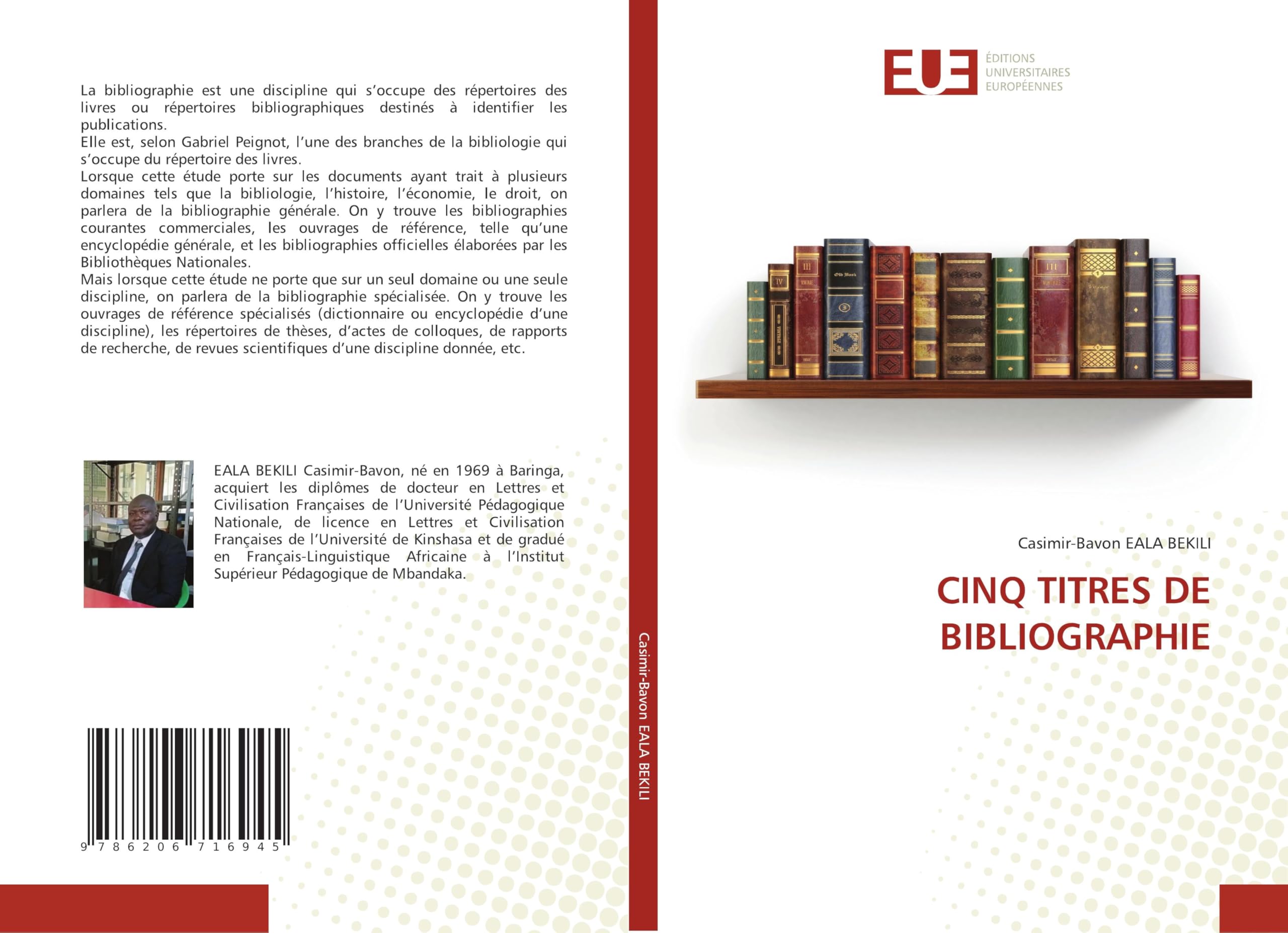 CINQ TITRES DE BIBLIOGRAPHIE