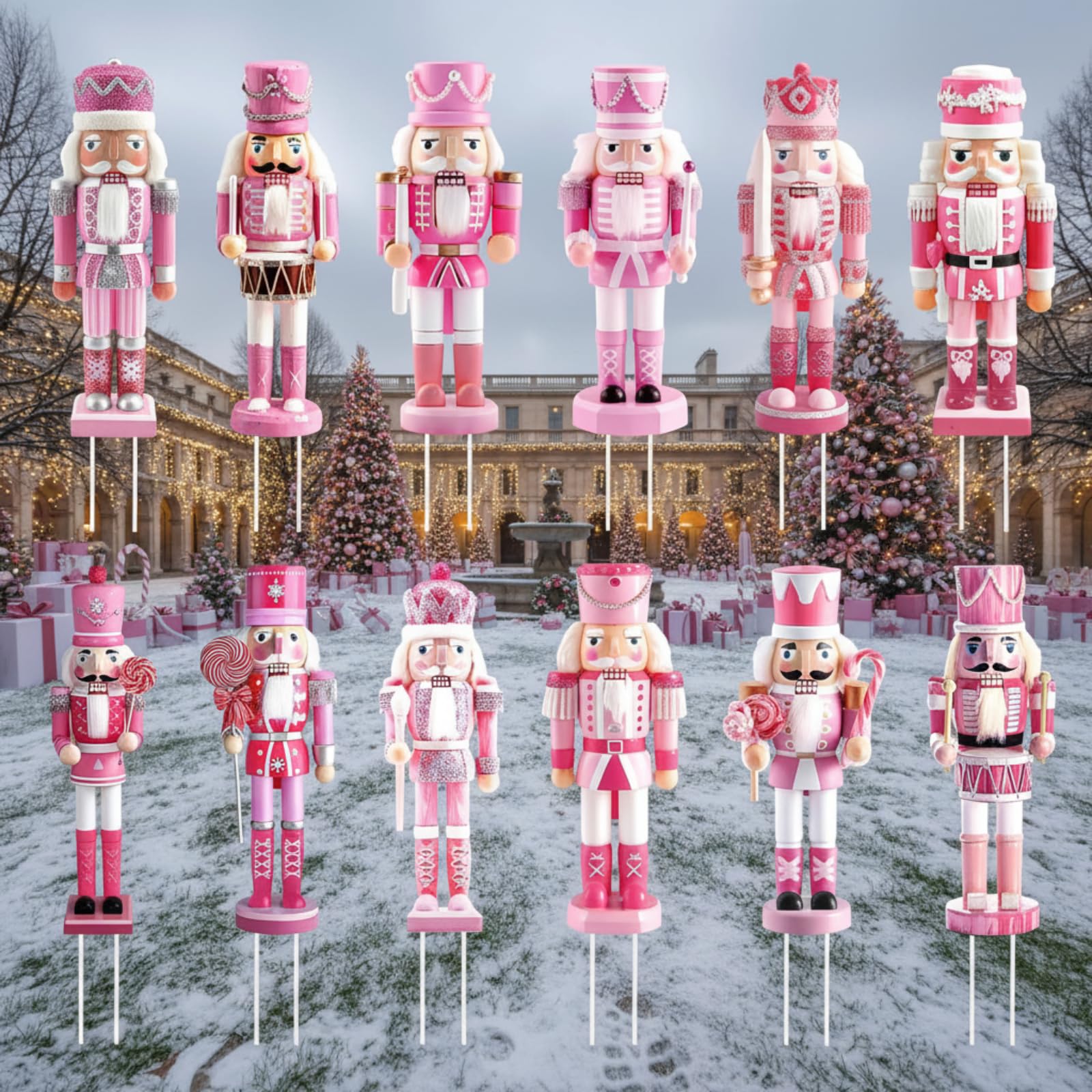 Soldat de Noël traditionnel Casse-noisette pour retrouver la magie des fêtes au jardin