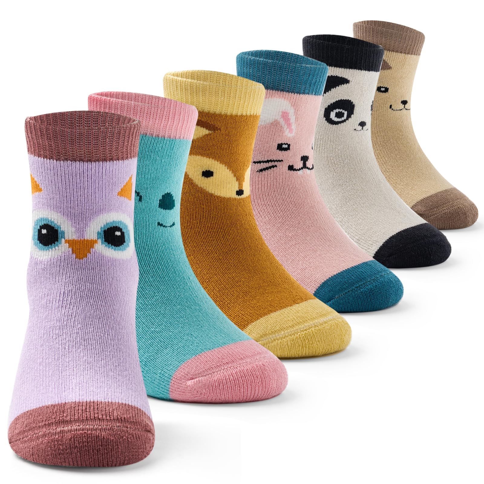 Aisyee 6 Paare Weihnachtssocken Kinder Wintersocken Jungen W