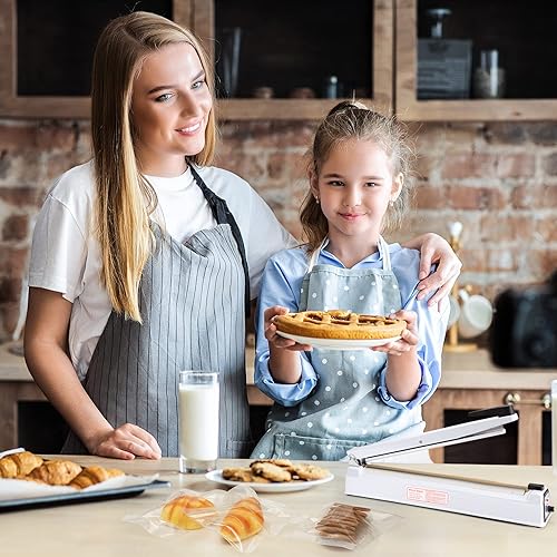 Vista 77 de METRONIC Sellador de impulso de 16 pulgadas, máquina selladora térmica manual para bolsas de plástico, selladores de bolsas retráctiles, máquina