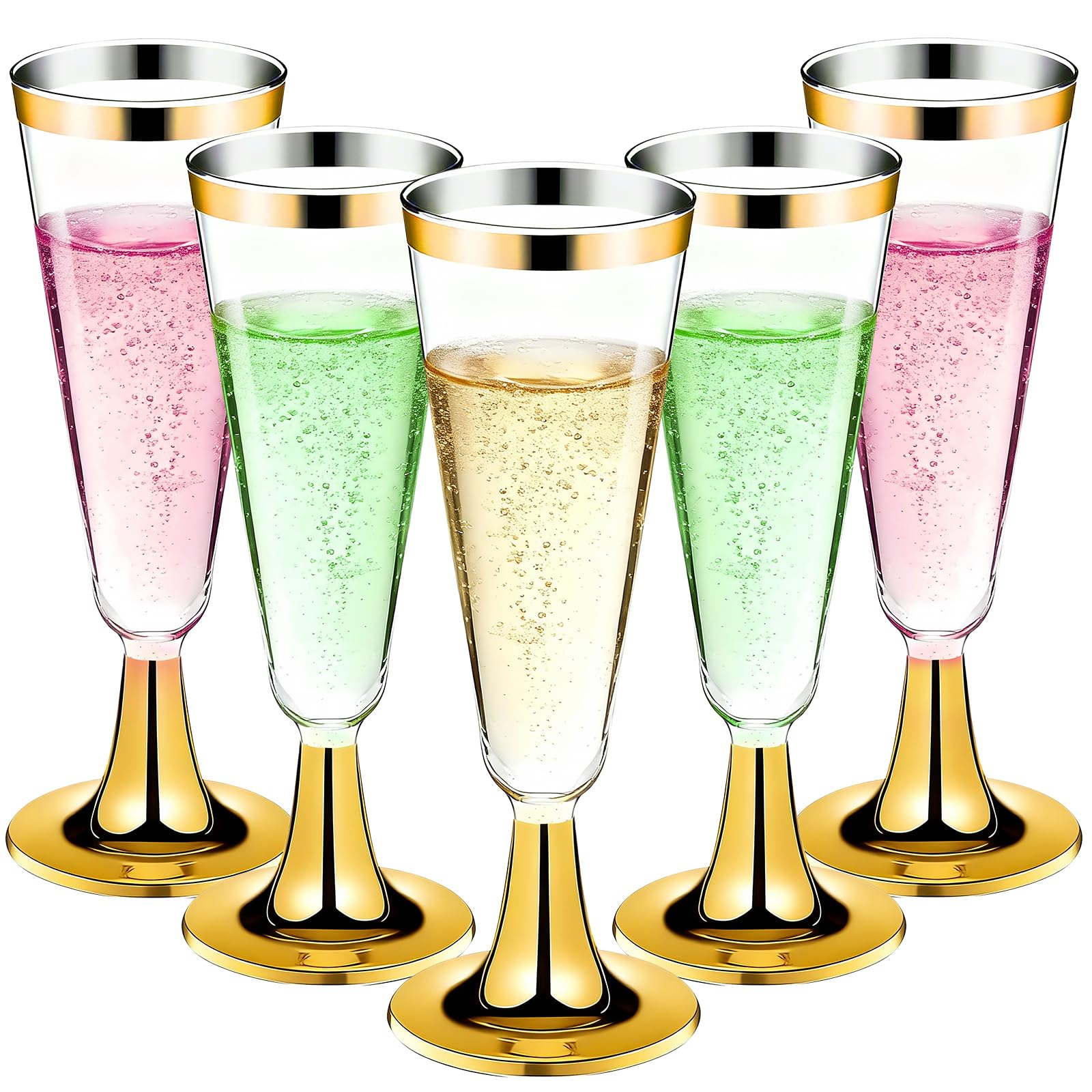 Disposable Champagne Flutes - 40 Pack -11