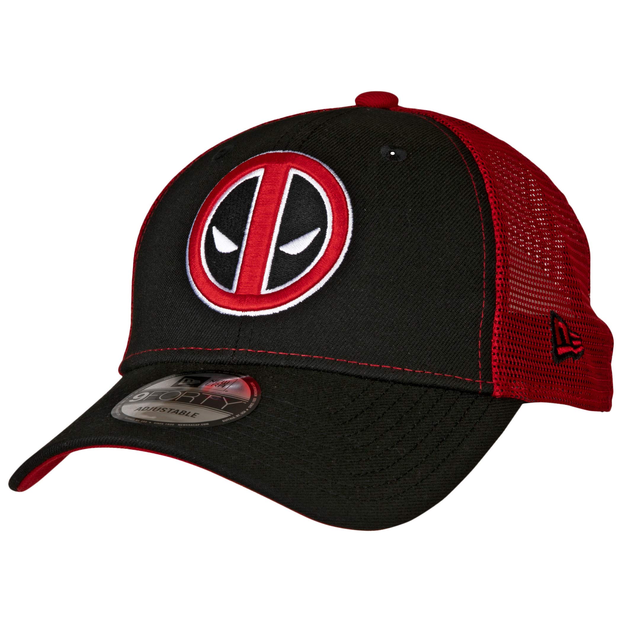 New Era Deadpool Symbol Trucker 9Forty Adjustable Hat