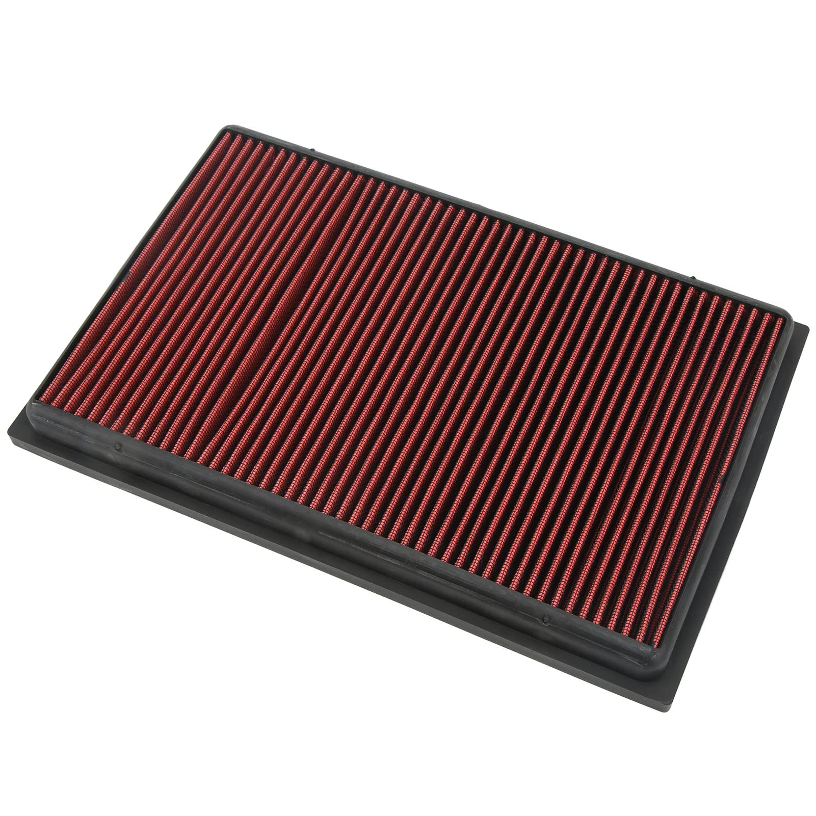 Generic Filtro de Aire de Motor de Coche Reutilizable de Alto Flujo 33 2384 con Metal y Papel de Filtro para Q3 A3 TT RS3 TTS Excellence