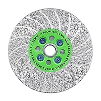 Vista 9 de Hoja de sierra de azulejos de 4 pulgadas, disco de pulido de diamante, rueda de disco de corte para cortar molienda mármol, granito, hormigón
