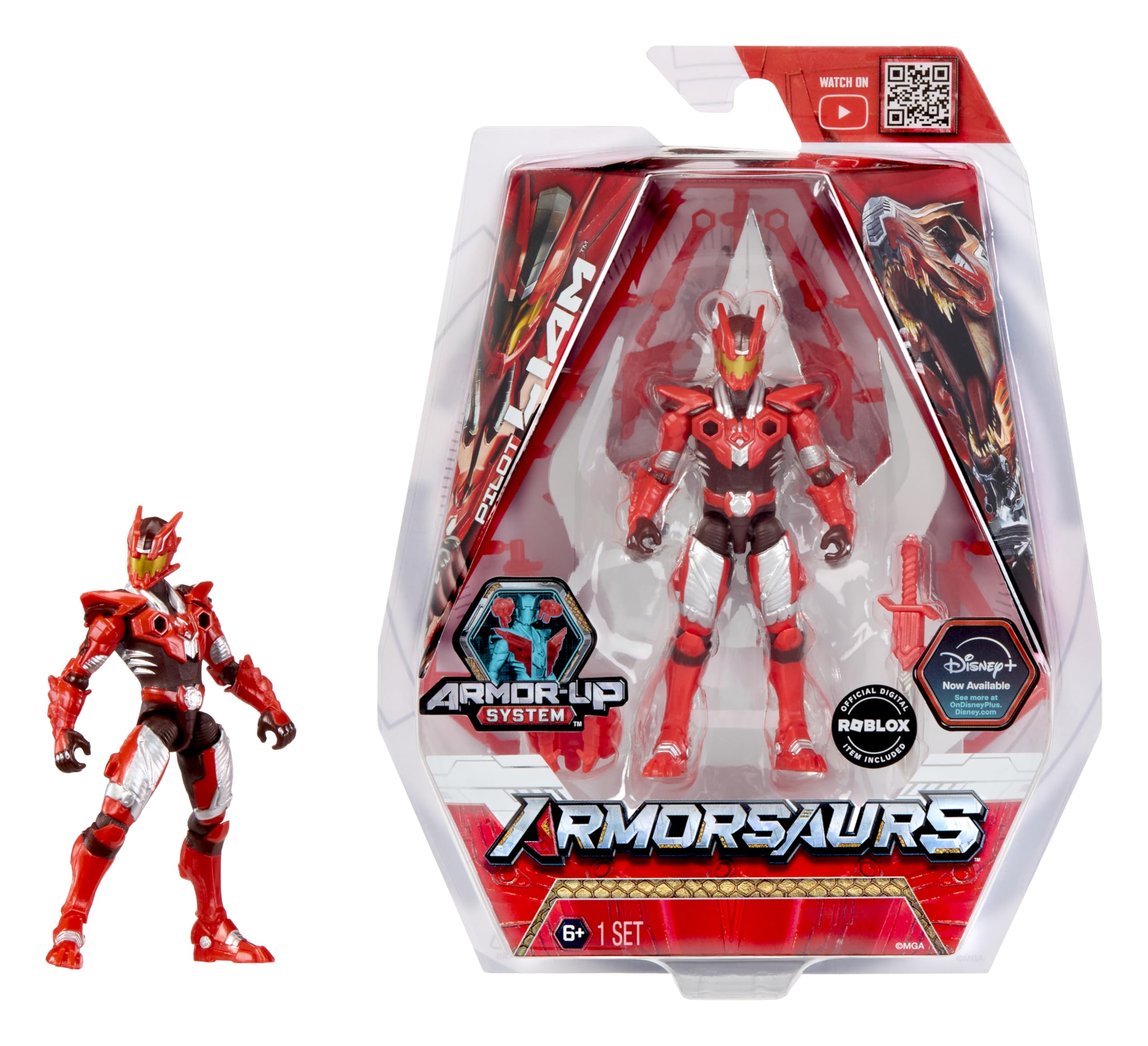 Amazon.com: Armorsaurs T-Rex Pilot (Liam Roberts) Action Figure