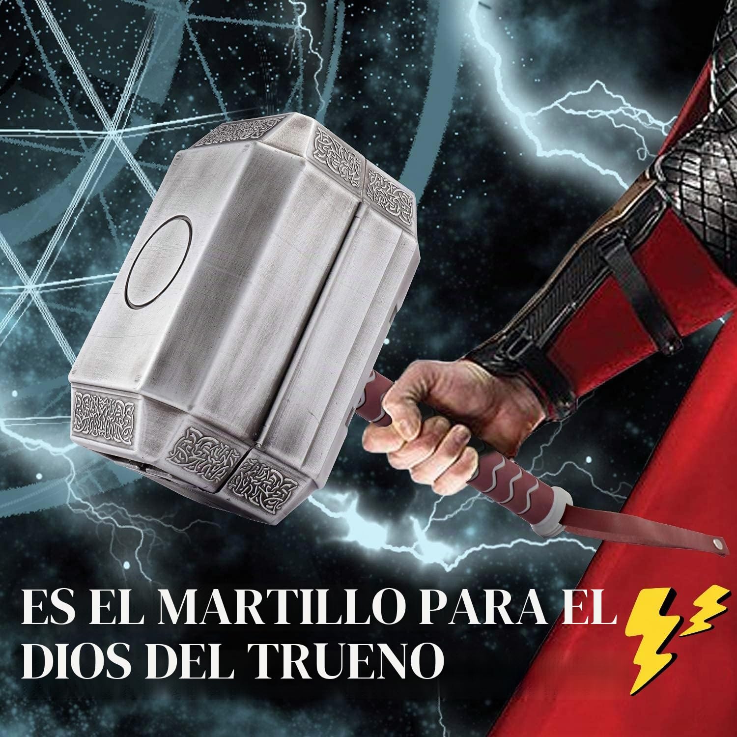 Kit de herramientas martillo de Thor, caja de herramientas para el hogar llena de herramientas para reparaciones diarias, alicates, kits de reparación de bricolaje, herramientas múltiples, accesorios
