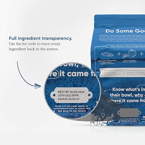 Miniatura 7 de Open Farm Catch-of-The-Season - Alimento seco para perros sin granos, receta de pescado capturado de forma sostenible con superalimentos sin OMG y