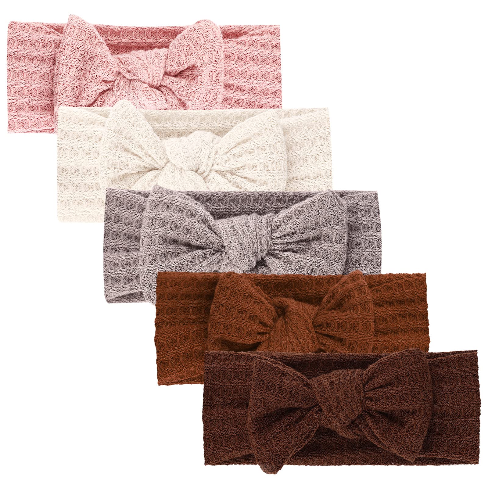 DRESHOW Baby Girl Nylon Headbands Newborn Infant Toddler Hairbands and Bows Child Hair Accessories