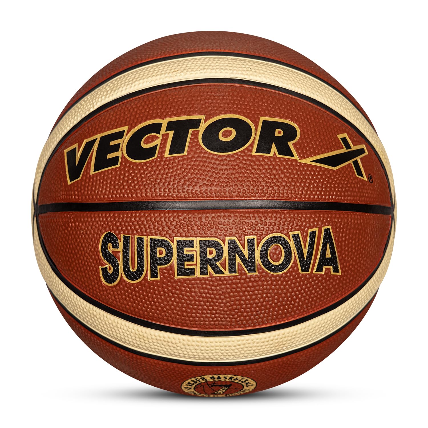 Vector X Supernova 14 Panels Cellular Basketball with Free Air Needle (Size : 6, Color : Brick) Pack of 1 (B07WLLT1GL) Amazon Price History, Amazon Price Tracker
