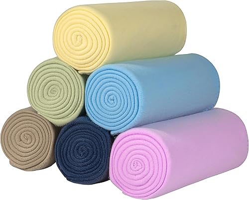 Mantas de forro polar a granel, mantas de forro polar sólidas al por mayor ligeras y cálidas para cama de mascotas, sofá, oficina, regalos de boda,