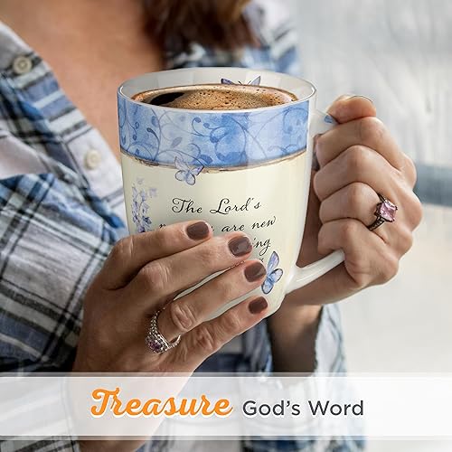 Miniatura 9 de Christian Art Gifts Taza de cerámica para café y té con versículo bíblico para mujeres Sufficient Grace  2 Corintios 129-10 Taza inspiradora con