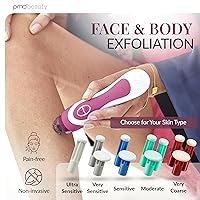 Vista 5 de PMD Beauty Personal Microderm Elite Pro - At-Home Use, Facial Exfoliator Tool, Microdermabrasion Machine Kit for Face and Body Skincare