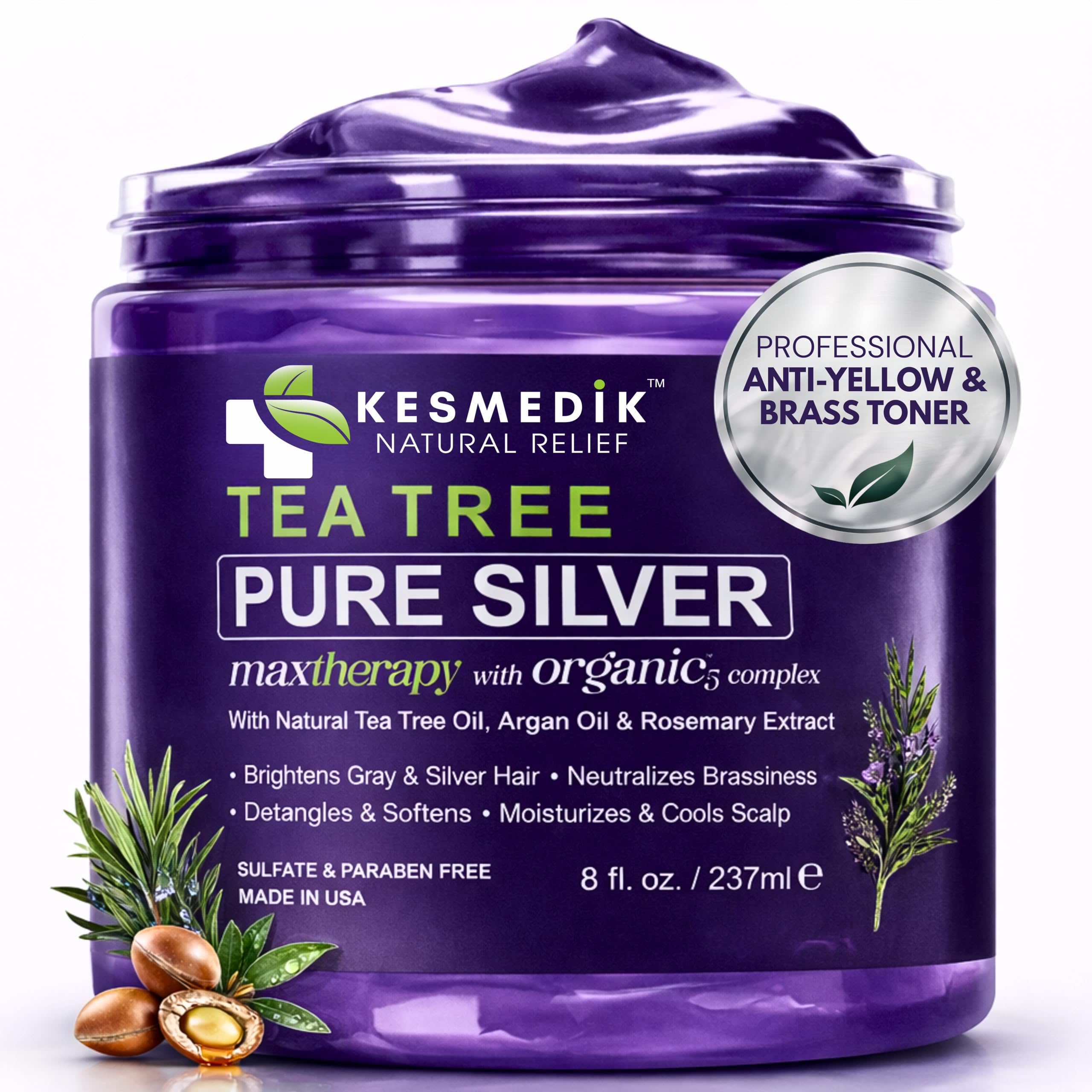 KESMEDIK Tea Tree Purple Hair Mask Toner