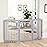 PUPETPO Freestanding Pet Gate for Dogs, Foldable Wooden Dog Gate for House Indoor, Tall Pet Fence for Stair, Doorway,Hall, Support Feet Included, 3 Panels 32,Grey