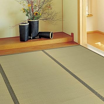 Hagihara Igusa Rush Grass Carpet, Underlay, Yanagawa, Edoma 6 Tatami Mats, Approximately 8.7 x 11.5 ft 261 x 352 cm, Rush Grass Rug, Affordable Underlay, Double Weave, Anti-Mold, Lightweight