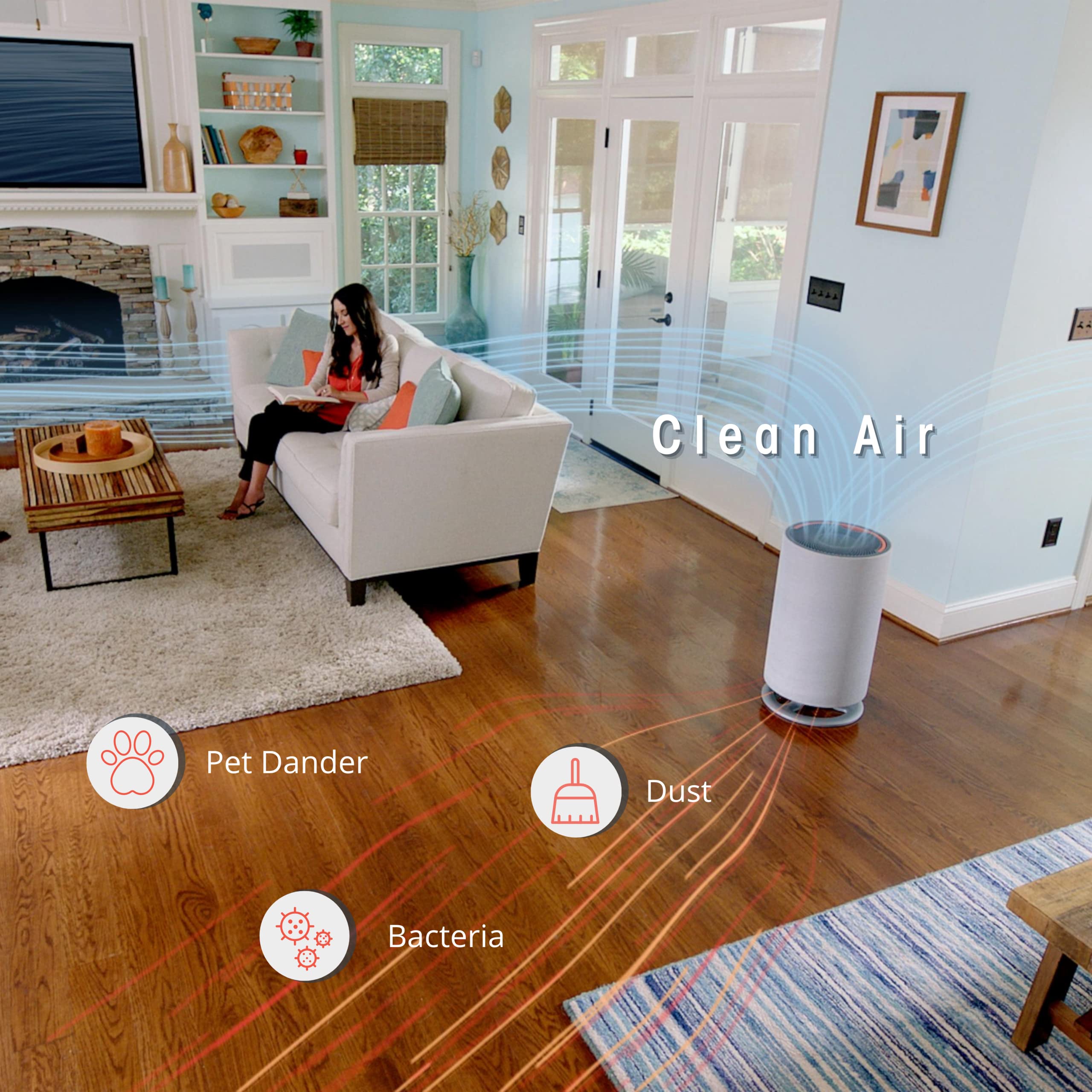 Oransi Air Purifiers for Home Large Room, Bedroom, Room, Office