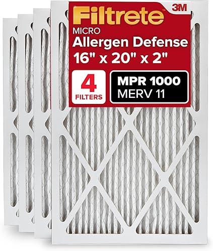 Vista 19 de Filtrete - Filtro de aire para horno AC, 20 x 24 x 1 pulgadas, MERV 11, MPR 1000, defensa contra microalérgenos, filtro de aire electrostático
