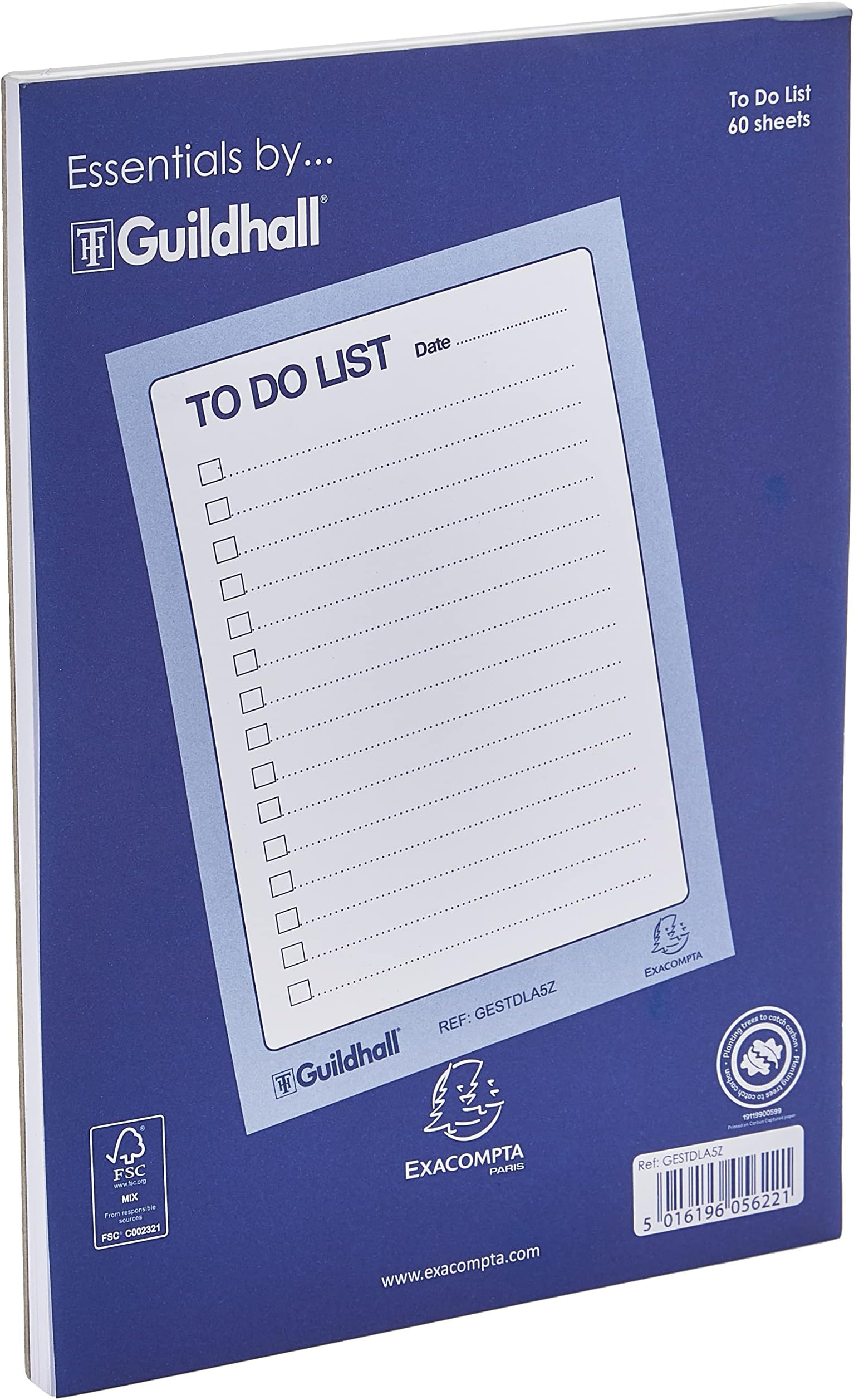 Oxford To Do Planificateur Carnet De Notes 115 Feuilles Bleu 90gr - Gestionnaire Tâches Quotidien