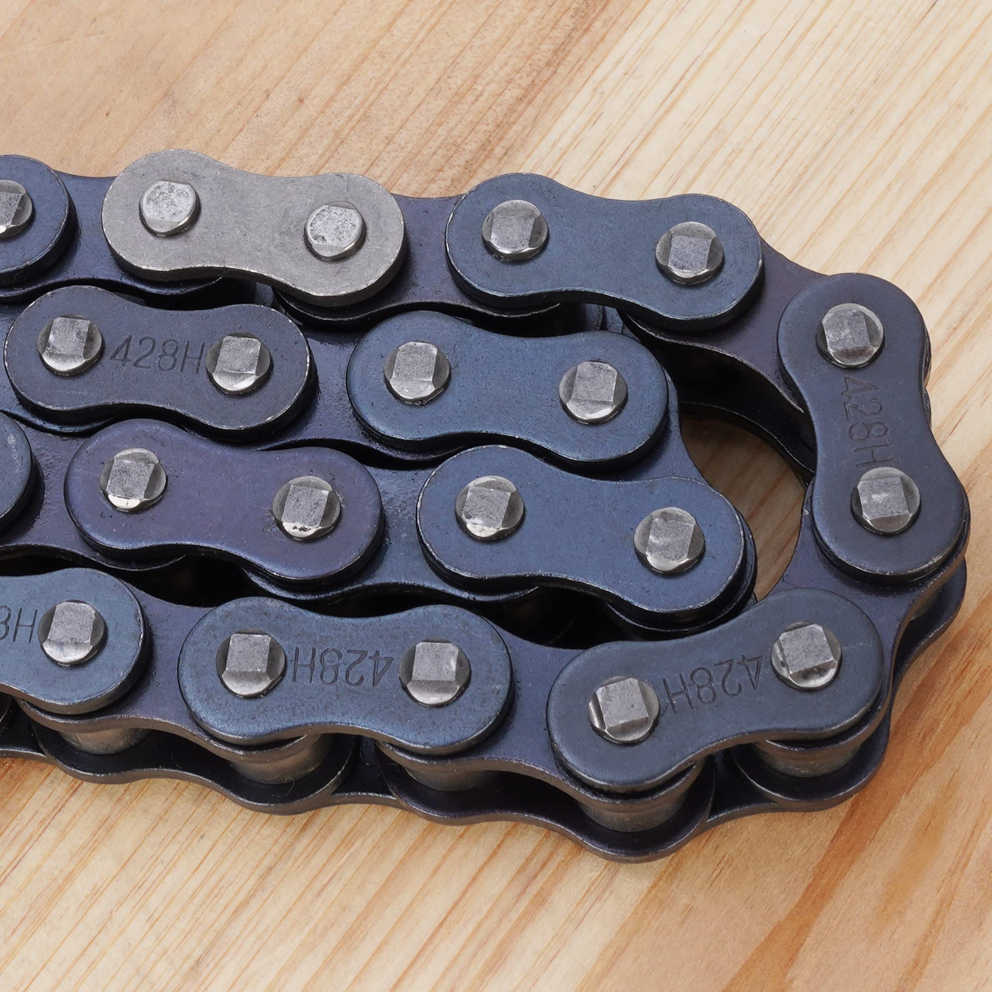 Chaîne Moto DYC 428H – 122 Maillons – Robuste – Avec Rupture De Chaîne Offerte – Neuf