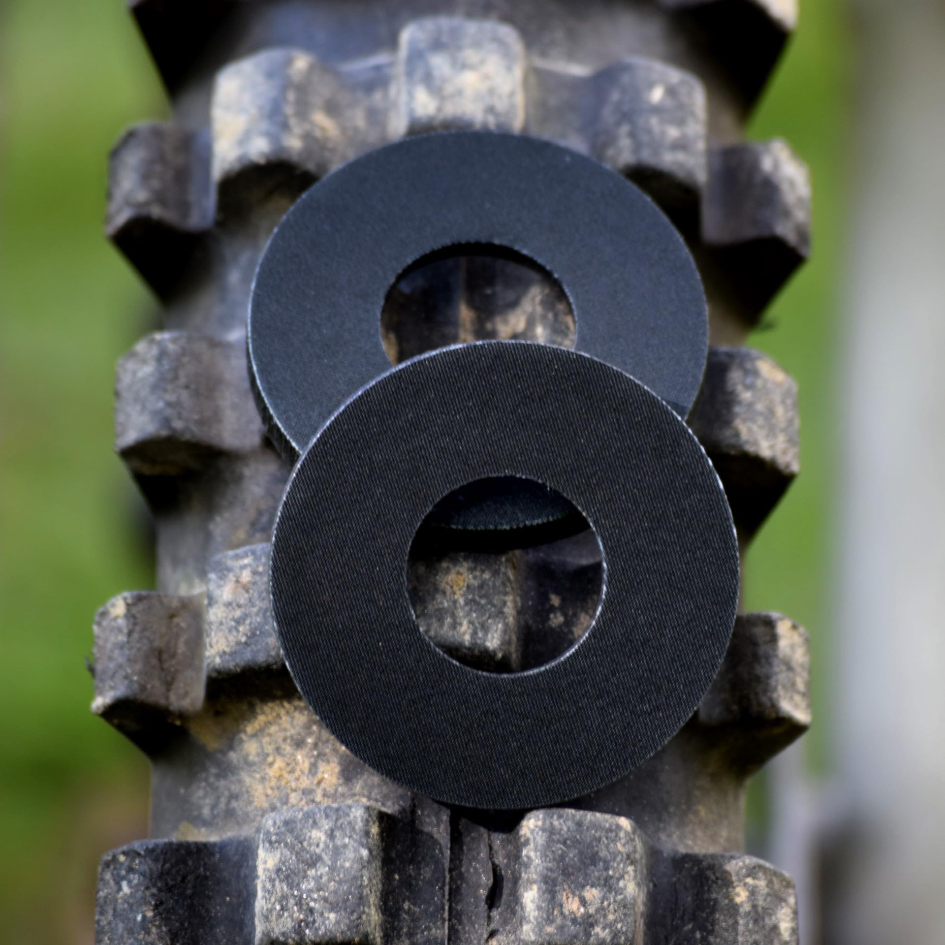 MX Grip Donuts, Negro, Espuma - Alta Durabilidad para Dirt Bike, Motocicleta, BMX