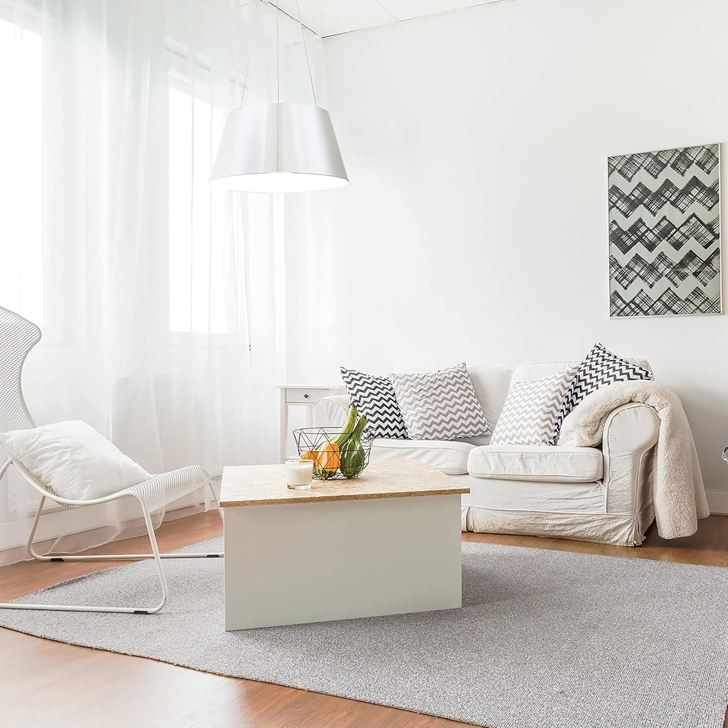 WAC Lighting dweLED, Vida 24in LED Pendant 3000K in Brushed Aluminum