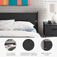 Vista 25 de Signature Design by Ashley Socalle - Cabecero completo, con listones abiertos, color beige natural