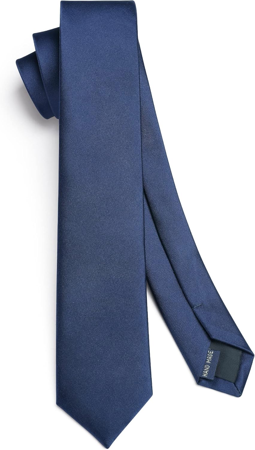 Enlision Boys Tie Kids Necktie with Pocket Square Set Ties for Boy Formal Neck Strap Youth Tie for Kids Party School - Image 3