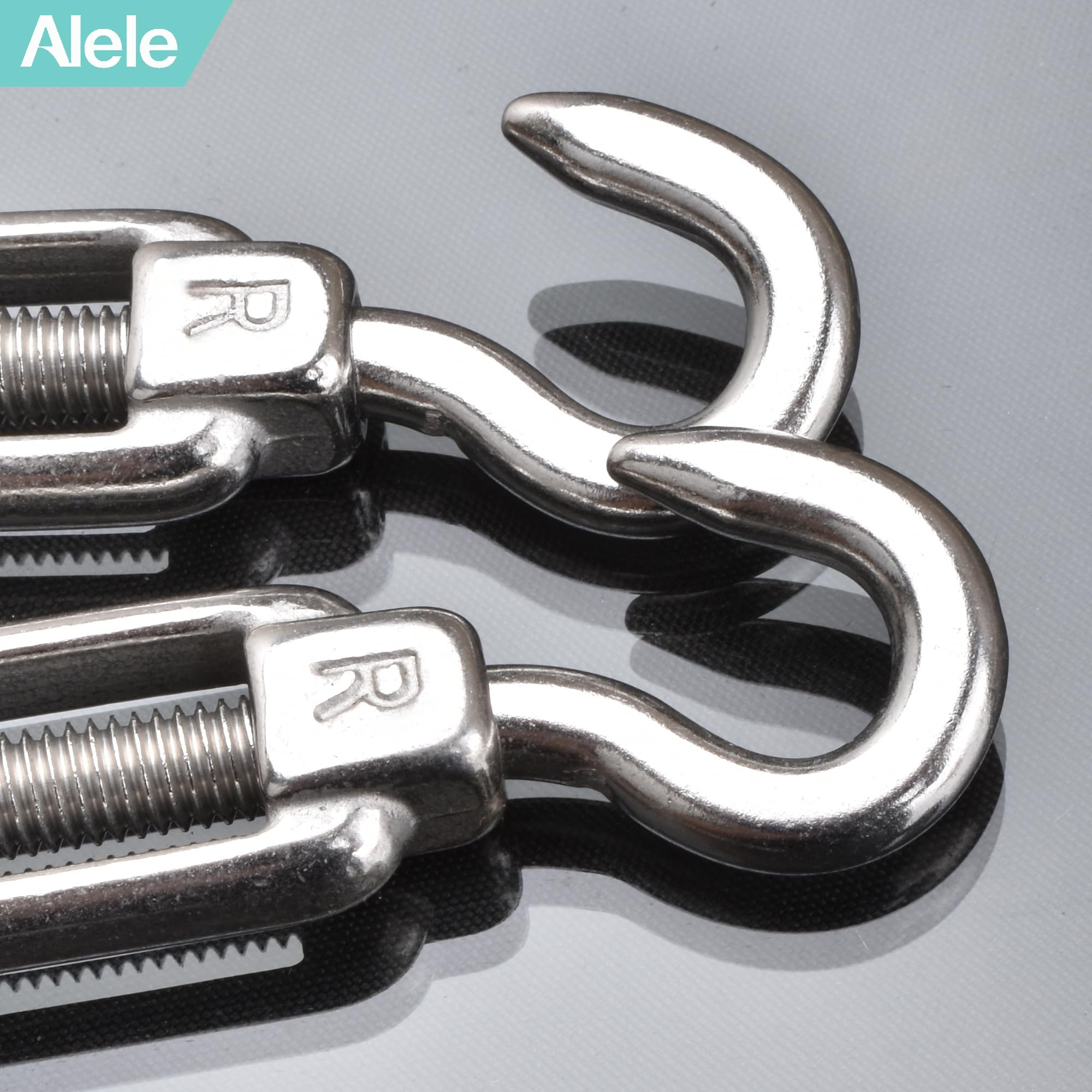 Threaded Rope Pulling Hook Pulling & Lifting Hook & Eye Turnbuckle 304 Stainless Steel Hardware ...