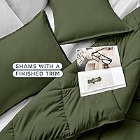 Vista 149 de Bare Home Comforter Set - King/California King Size - Ultra-Soft - Goose Down Alternative - Premium 1800 Series - All Season Warmth