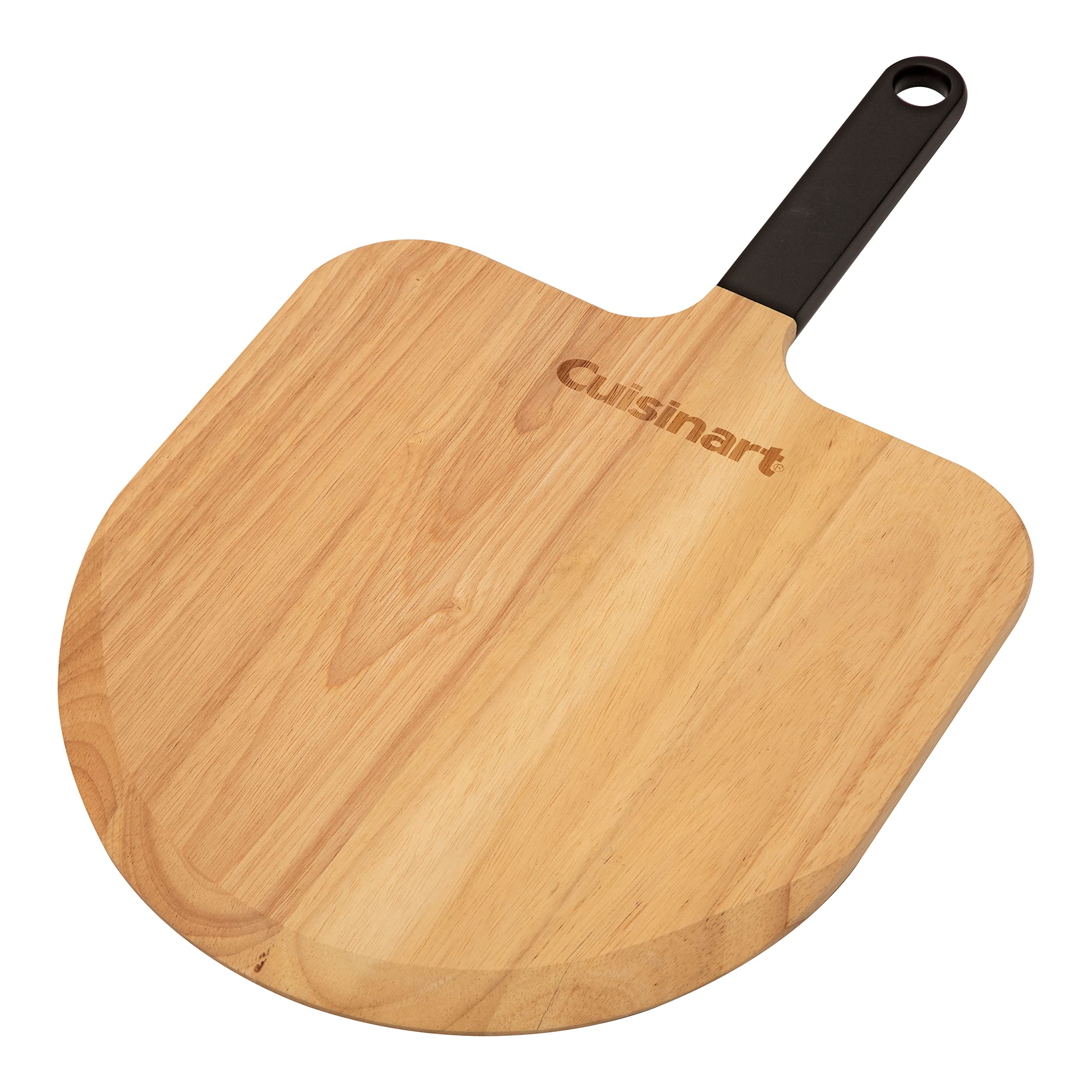Cuisinart CPS-3216 - Juego de 5 piezas de preparación y servicio de pizza (alfombrilla de silicona antiadherente, cáscara de pizza de madera, cortador de pizza, cortador de masa, rodillo de masa)