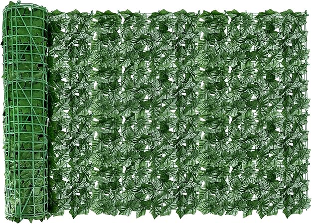 Künstliche Efeu-Hecke 100x200 Cm - Sichtschutz Für Balkon & Garten