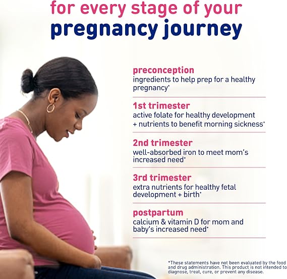 Enfamom Prenatal Vitamin Supplement for Pregnant and Lactating Women from Enfamil, 30 Softgels, Omega-3 DHA + Folate + Calcium