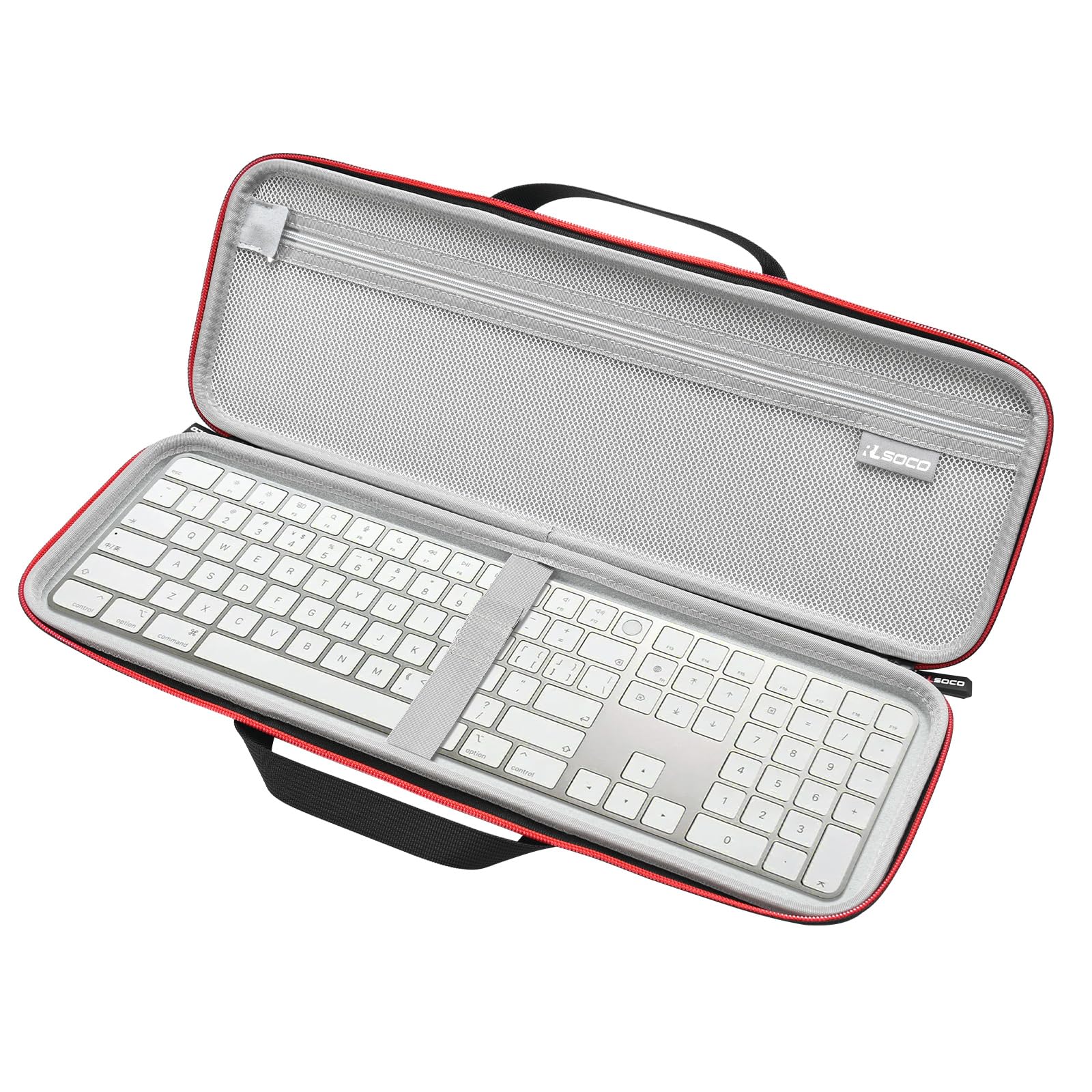 RLSOCO Hard Case for Apple Magic Keyboard (Numeric Keypad) & for Apple Magic Keyboard and Magic Mouse - Black (Case Only)